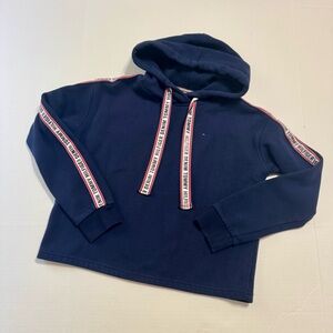 Tommy Hilfiger Blue Cropped Sweatshirt